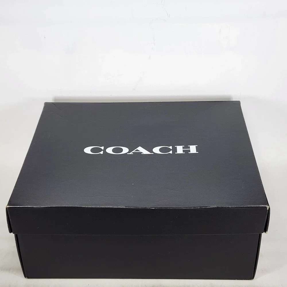 Coach Brynn Platform Sandals Women Size 8.5 Fuchsia Leather Lug Sole